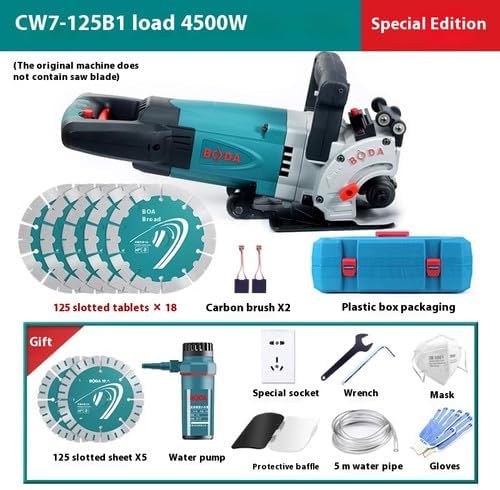 ya 28 10.13 baidi CW7-125B Slotting Machine 220V One Time Moulding Dustless Hydro Cutting Machine