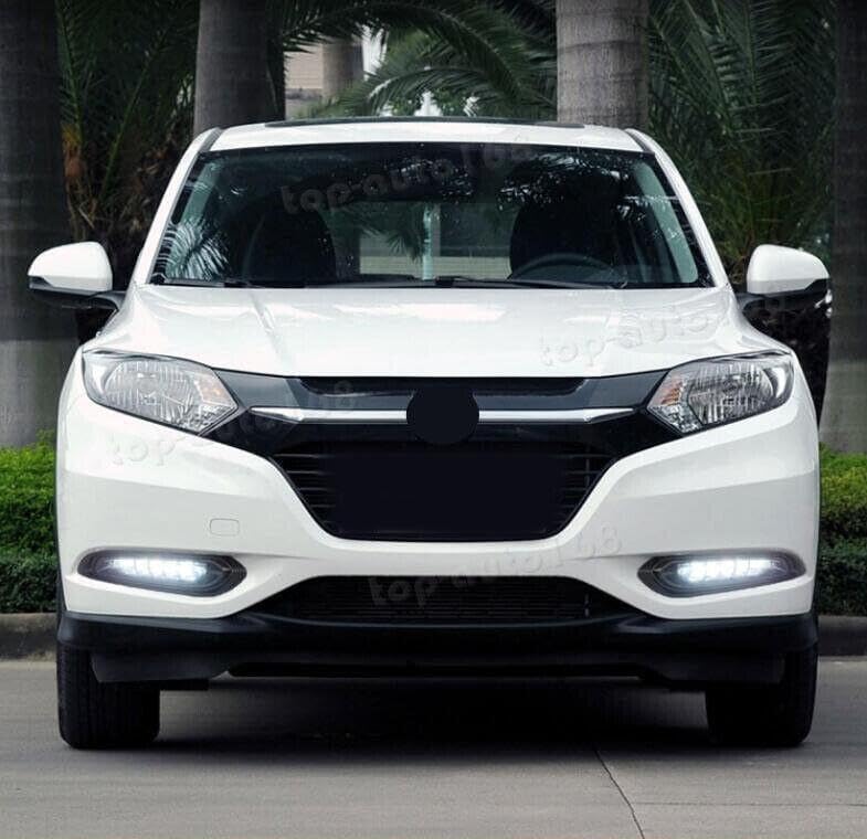 ya 9 10.24 LED White Lights Daytime Running Lights Fog Lights 2PCS for Honda HR-V 2016-2018