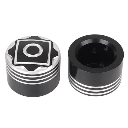 ya 28 10.13 zhengce CNC Aluminum Front Axle Nut Cover Bolt Fit Harley Touring Softail Road King