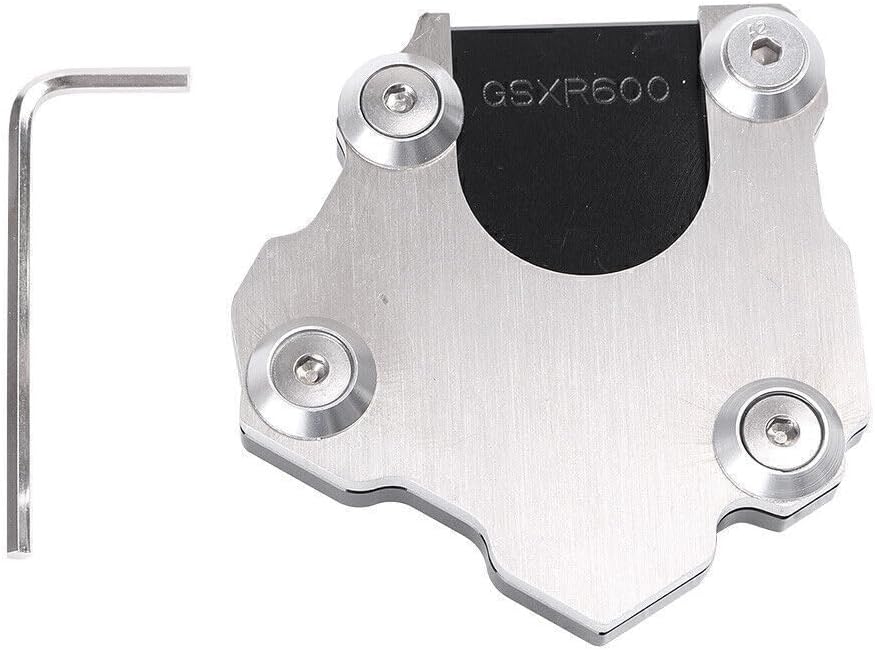 ya 5 8.24 baidi for Motorcycle CNC Motorcycle Side Stand Kickstand Plate Pad Universal
