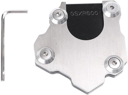 ya 5 8.24 baidi for Motorcycle CNC Motorcycle Side Stand Kickstand Plate Pad Universal