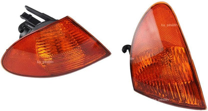 ya 6 8.24 baidi 2x Parking Signal Indicator Corner Light Amber for BMW 3 Series E46 99-01 Sedan