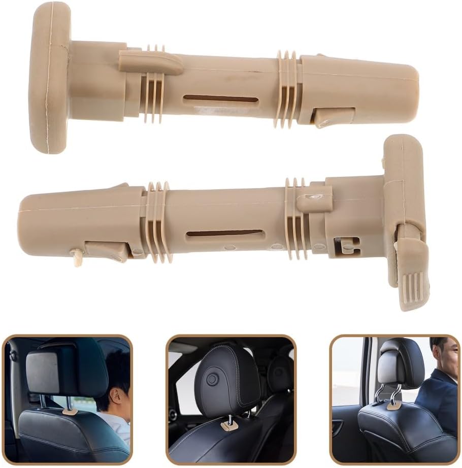 ya 5 8.24 baidi 2 Pcs Modified Car Headrest Accessories Front for SEAT Headrests Guide
