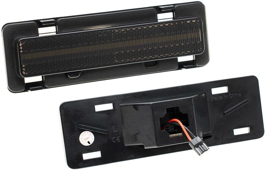 ya 7 8.24 baidi 2-Pack White LED Front Side Marker Fender Lights for 1982-1992 for Chevrolet Camaro 