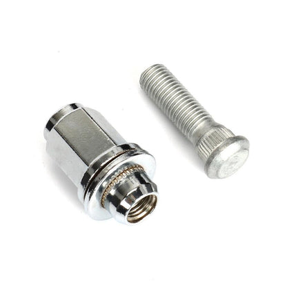 ya 10 9.16 baidi 2 Pack for Wheel Lug Stud Hub + Lug Nut Chrome 90942-02049 New for Lexus for Toyota New -