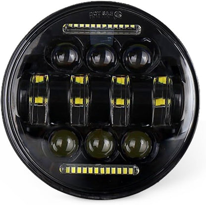 ya 4 8.24 baidi 5.75 5-3/4 Zoll LED Motorrad Hi/Lo Scheinwerfer f¨¹r Harley Sportster Schwarz