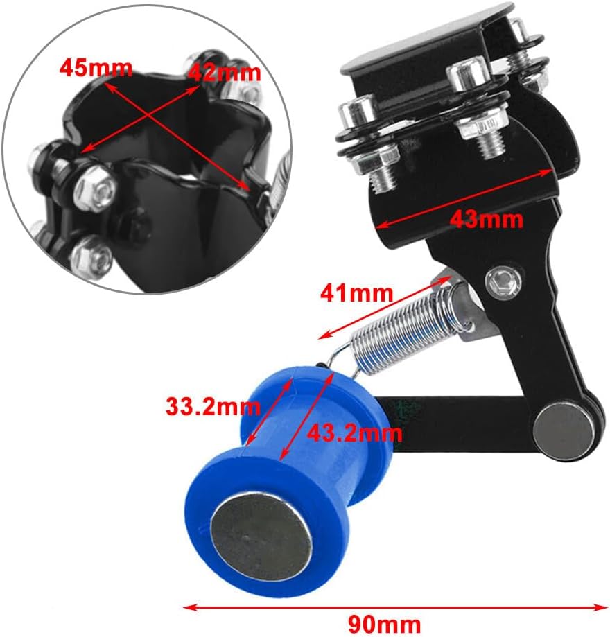 ya 5 8.24 baidi Universal Bolt On Chain Tensioner Roller Adjuster Motorcycle ATV Dirt Bike