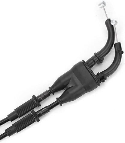 ya 4 8.8.2 2x Black Throttle Cable Accelerator Wire for Kawasaki ZX10R 2016-2017