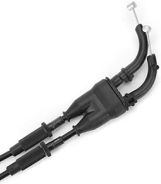 ya 4 8.8.2 2x Black Throttle Cable Accelerator Wire for Kawasaki ZX10R 2016-2017