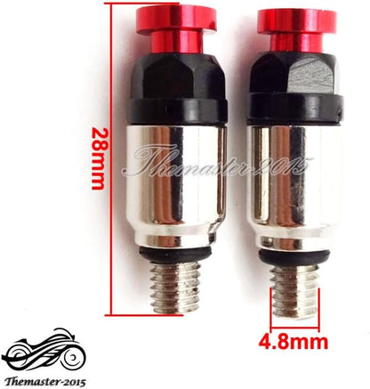 ya 6 8.24 baidi Fork Air Bleeder Valves For Motocross Dirt Bike CRF 450 450R 450X 250 250X 250R