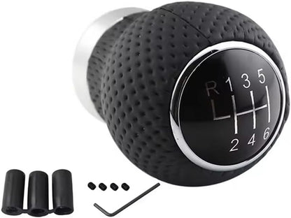 ya 9 10.24 6 Speed Manual Car Gear Shift Head PU Replacement Shifter Lever Stick Knob