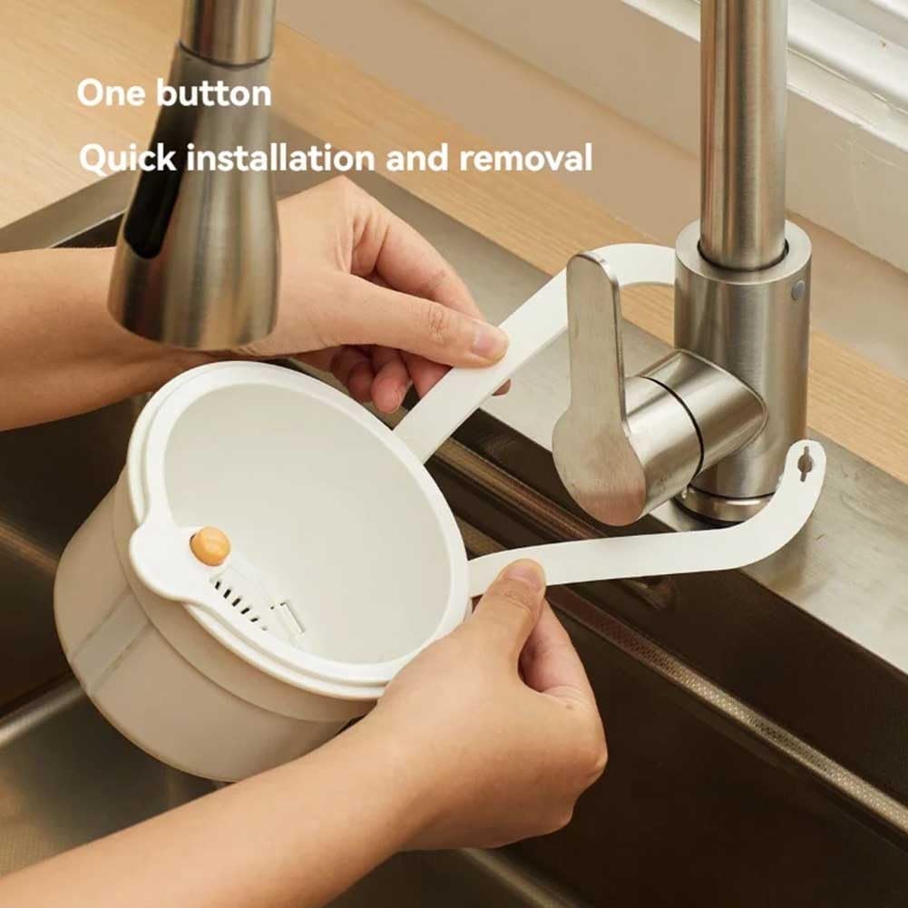 ya 14 9.20 baidi Hanging Sink Drain Basket Drain Basket Easy Access While Cooking-1