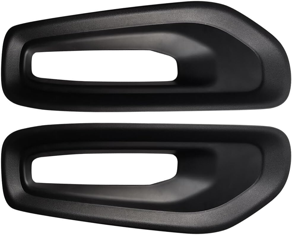 ya 9 10.24 2Pcs Fog Light Bezel Cover Left & Right for 2019-2021 for Ram 1500 Replacement Black
