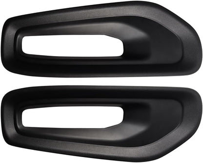 ya 9 10.24 2Pcs Fog Light Bezel Cover Left & Right for 2019-2021 for Ram 1500 Replacement Black