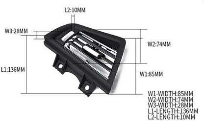 ya 4 8.14 Air Conditioning Left Vent Ventilation Panel for BMW 5 Series F18 F11 F10 Black