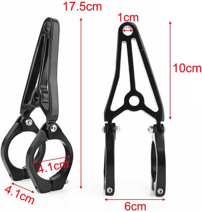 ya 4 8.14 41mm Aluminum Headlamp Bracket Parts Front Fork Headlight Mount Holder Clamp Kit