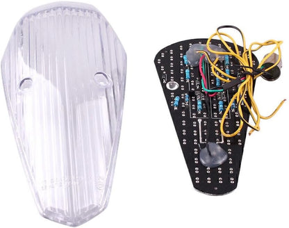 ya 4 8.8.2 Clear LED Turn Signals Brake Tail Lights Fit for Honda SHADOW AERO 750 04-07