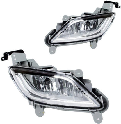ya 9 10.24 Pair Front bumper fog light headlight for Hyundai for Veloster 2011 2012 2013-2017