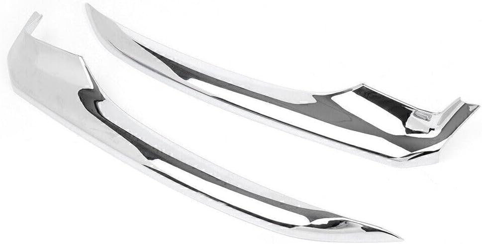 ya 9 10.24 2x Chrome Front Bumper Trim Anti-collision Fit for Toyota for Camry 2018 Sp