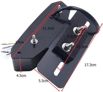 ya 4 8.14 LED Motorcycle Motorbike Rear Light Taillight Brake Turn Signal Indicators Plate