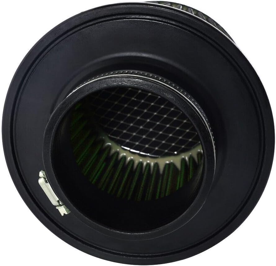 ya 13 9.15 baidi Green 3 76mm High Flow Inlet Cold Air Intake Cone Replacement Dry Air Filter