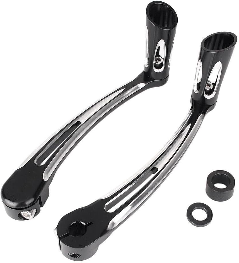 ya 5 8.10 2X Brake Pedal Lever Gear Shift Lever for Harley-Davidson FL Softail 2000-16