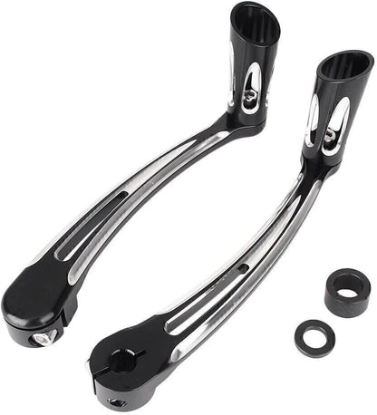 ya 5 8.10 2X Brake Pedal Lever Gear Shift Lever for Harley-Davidson FL Softail 2000-16