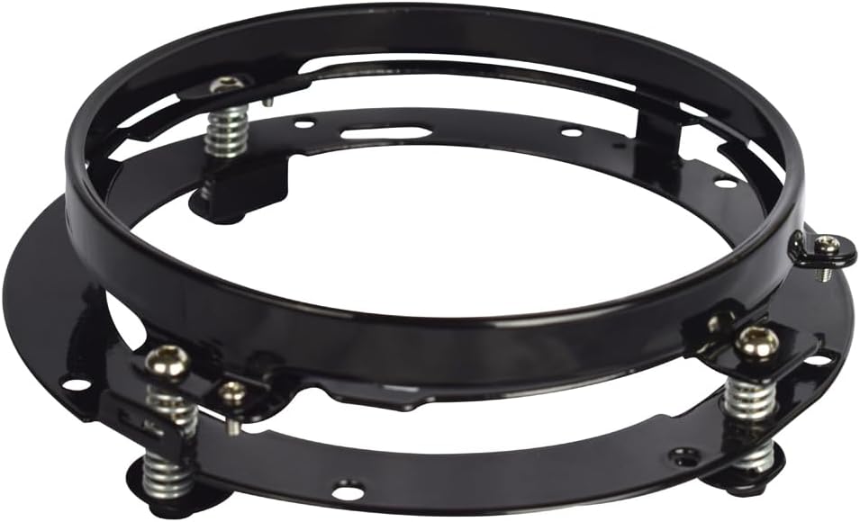 ya 4 8.14 2 Pack 7 Inch Headlight Ring Bracket for Harley Davidson Street Glide Highway King 