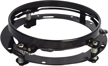 ya 4 8.14 2 Pack 7 Inch Headlight Ring Bracket for Harley Davidson Street Glide Highway King 