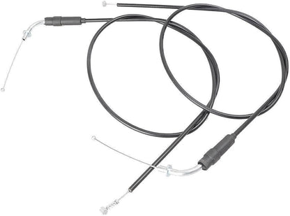 ya 4 8.14 FITS For Sportster XL1200 XL883 2x Motorcycle Steel Throttle Cables Wire Li