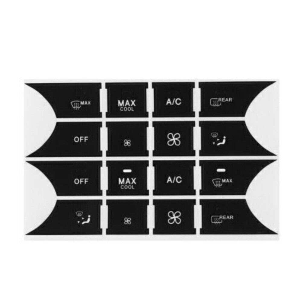 ya 6 8.24 baidi Suitable for Mercedes-Benz C200/C250/C300 AC Climate Window Button Repair Decal Sticker!