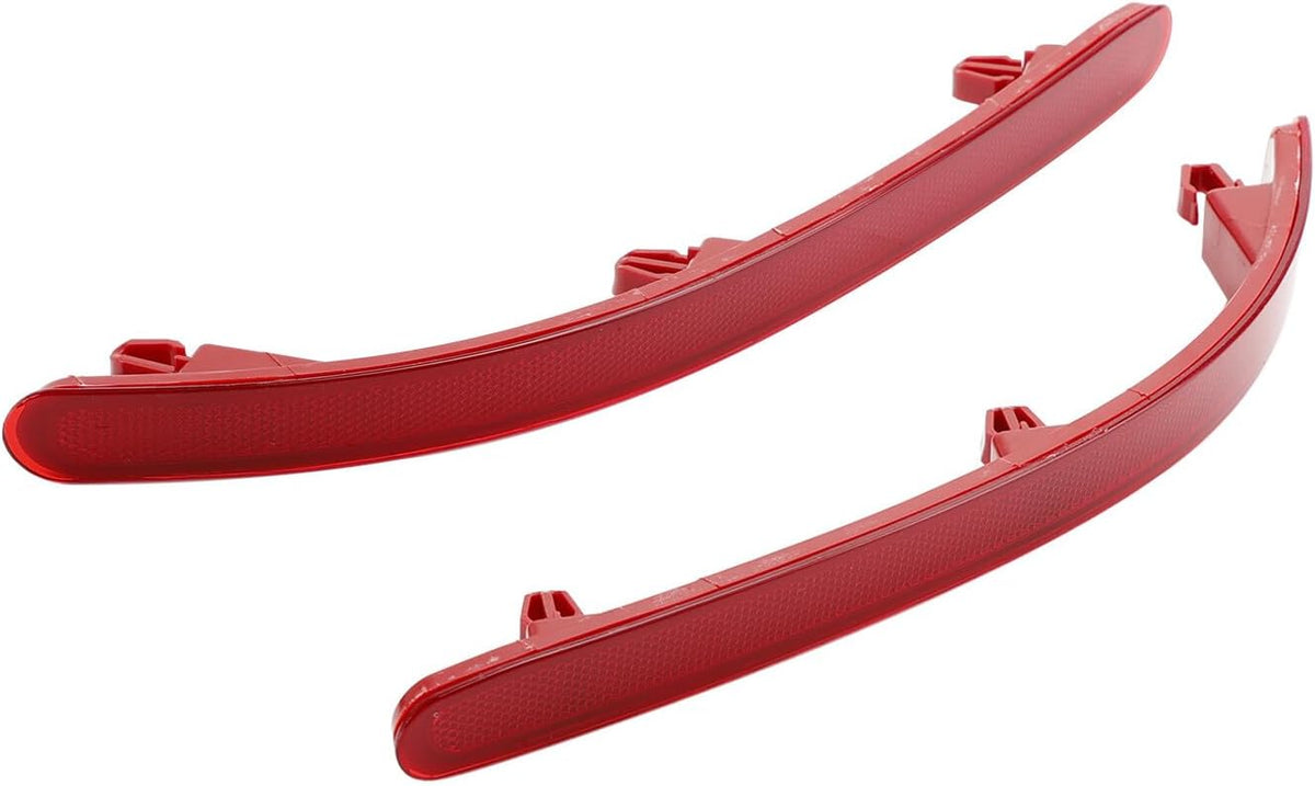 ya 10 9.16 zhengce L+R Pair Rear Bumper Reflector W/ Red Lens No Light for VW Touareg 7L 2002-