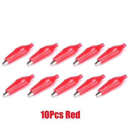 ya 16 10.20 baidi 10/20-pack 28mm Metal Alligator Clip G98 Alligator Electric Clip Test Probe -