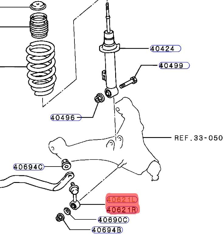 ya 11 9.14 baidiFront Suspension Stabilizer Link Set fit for Mitsubishi Triton L200 MQ MR 2015-