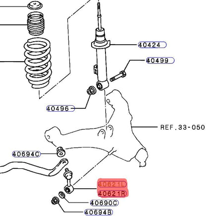 ya 11 9.14 baidiFront Suspension Stabilizer Link Set fit for Mitsubishi Triton L200 MQ MR 2015-