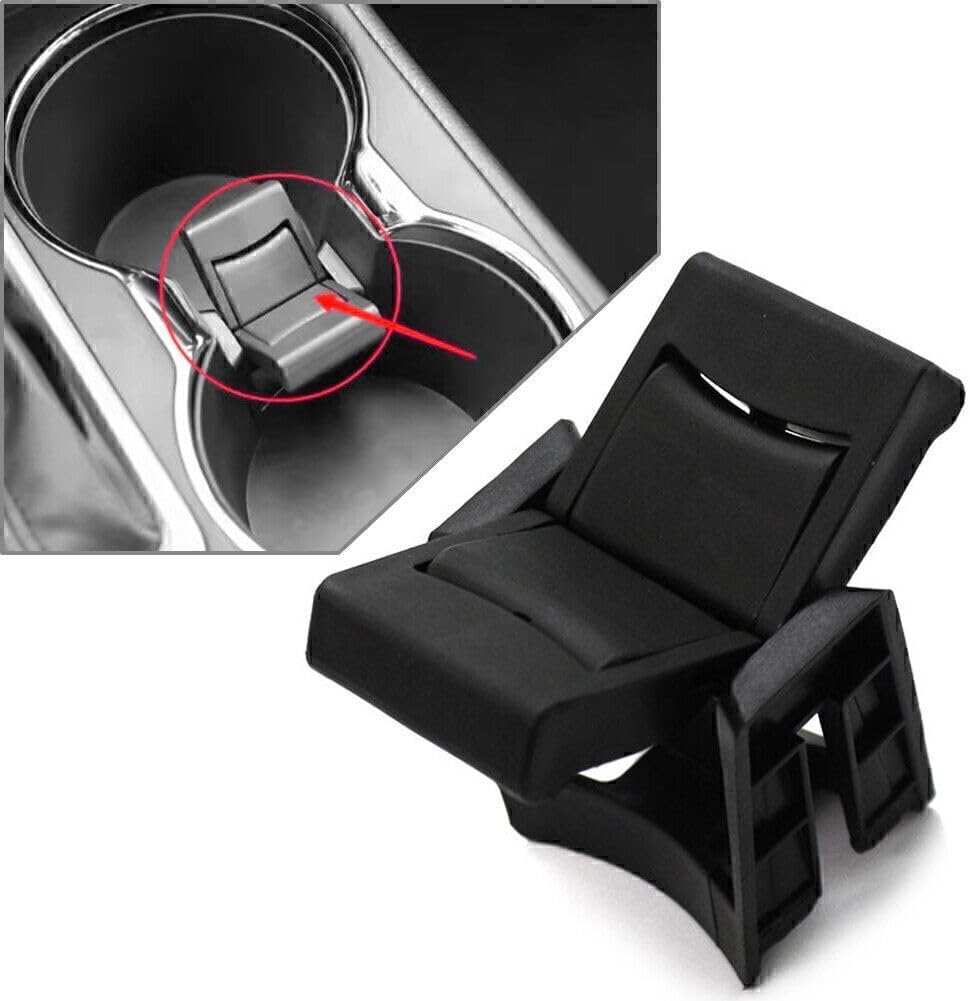 ya 6 8.14 for Toyota Highlander 2014-2020 Center Console Cup Holder Insert Divider Black
