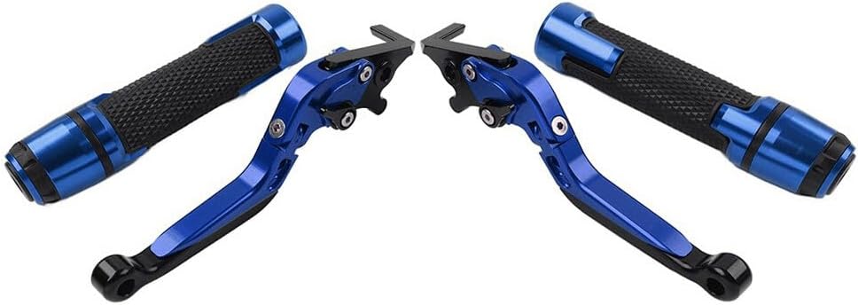 ya 10 9.16 zhengce Folding Extendable Brake Clutch Levers Handlebar Grip Set FIT for Suzuki GS