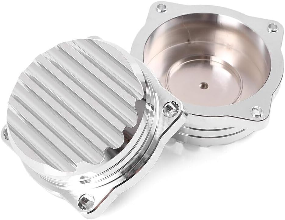 ya 2 8.15 2x Silver Carburetor Cover Ripple Sliver Fit Sc for Ram bler/Thruxt 900 08-15