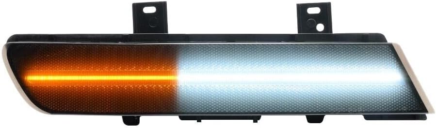ya 4 8.10 Smoked Amber White LED Side Marker Signal Lights for 91-96 for Chevrolet for Corvette C4