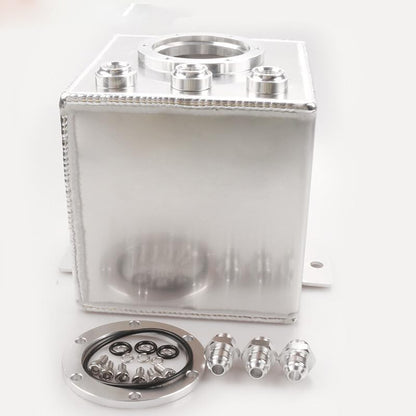 ya 5 8.10 2L Car Fuel Swirl Surge Pot Tank Alloy Surge Tank for 044Fuel Pump Billet Silver