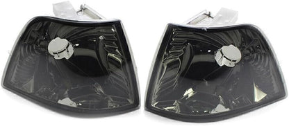 ya 4 8.10 2 Pieces Smoke Lens Turn Signal Light Housing for BMW E36 3 Series 4 Door 1992-1998 