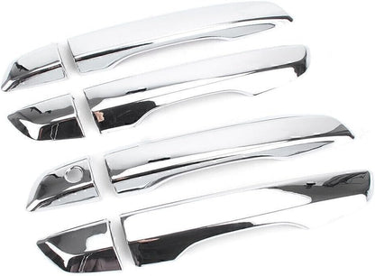 ya 4 8.14 Side Door Handle Catch Trim Cover Fit for Honda for Civic Sedan 2016-2018 Chrome Car