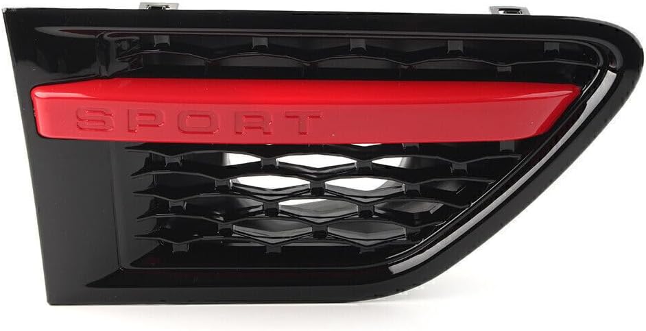 ya 4 8.14 Fit for Land Rover for Range Rover Sport Red Right Side Fender Grill Cover Vent Air Flow