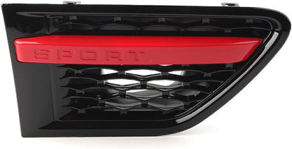 ya 4 8.14 Fit for Land Rover for Range Rover Sport Red Right Side Fender Grill Cover Vent Air Flow