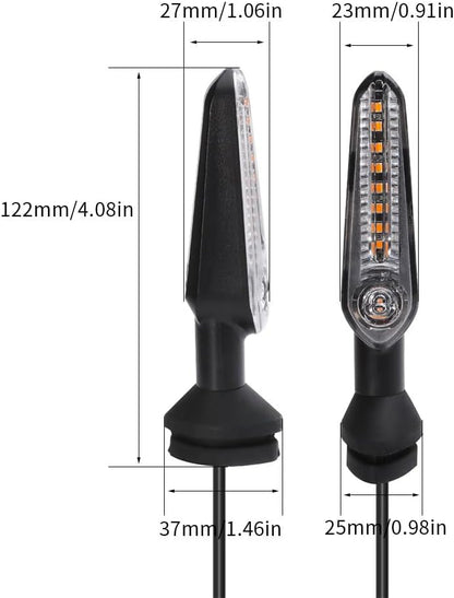 ya 13 9.15 baidi LED Rear Turn Signal Light Flash Indicator for Ducati Sc for Ram bler 1100/Special/Pro