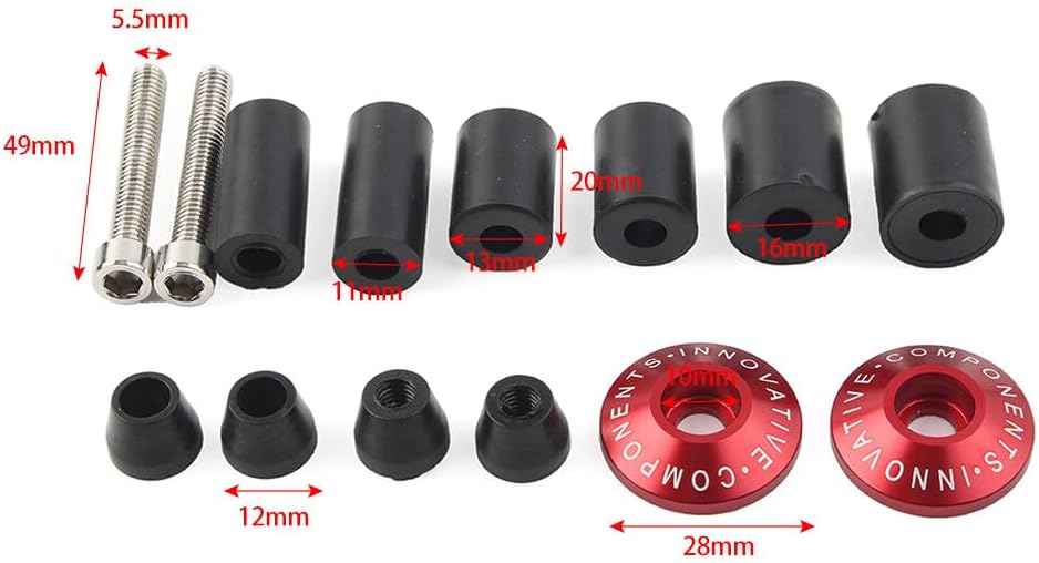 ya 5 8.10 CNC 7/8'' Handle Bar End Weights Handlebar Grips Cap Plugs Dirt Bike Motorcycle