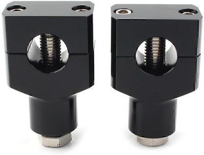 ya 13 9.15 baidi 1 Handlebar Fat Bar Mount Clamps Risers Adaptor Mounts for Harley Fatboy Pair