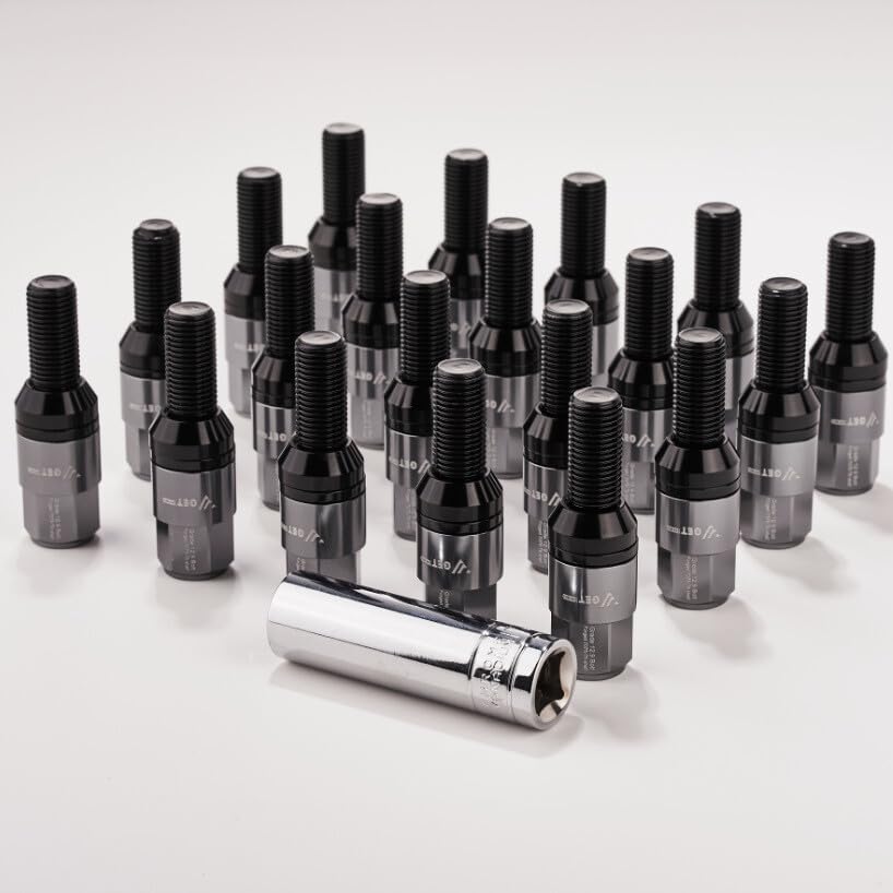 ya 10 9.16 baidi 20x M12x1.25 Wheel Lug Bolt 28mm Shank Cone for SEAT Stud for Most Aftermarket