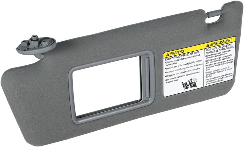 ya 11 9.14 baidifor 2005-2015 for Toyota Tacoma 2X Sun Visor Gray Left and Right Driver Passenger Side -