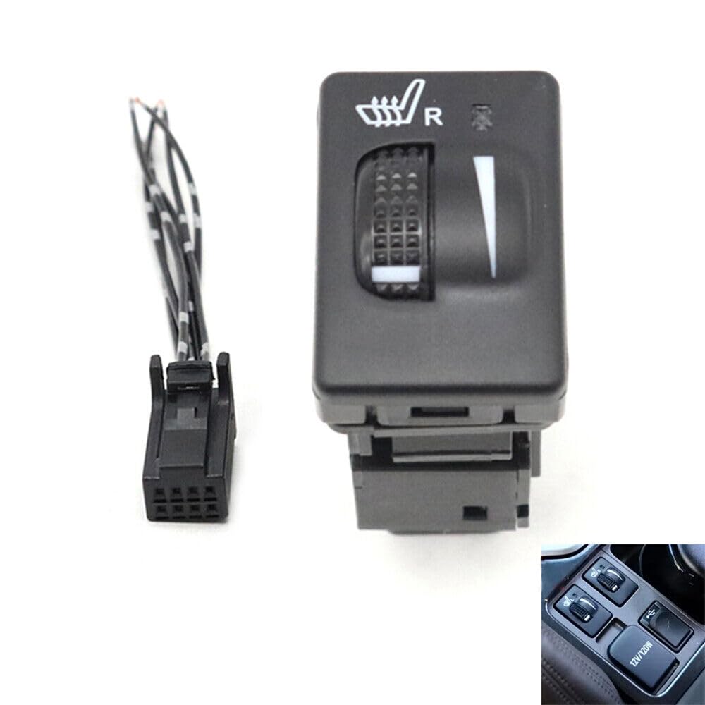 ya 5 8.10 Right for SEAT Heating Control Switch with Wire for Toyota Cruiser Prado Highlander